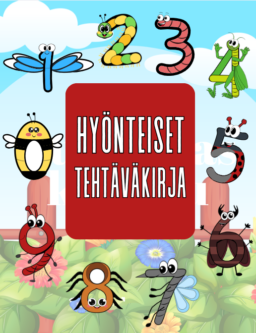 Kesäloman SUURI puuhapaketti – 7 hauskaa tehtäväkirjaa lapsille 🎯