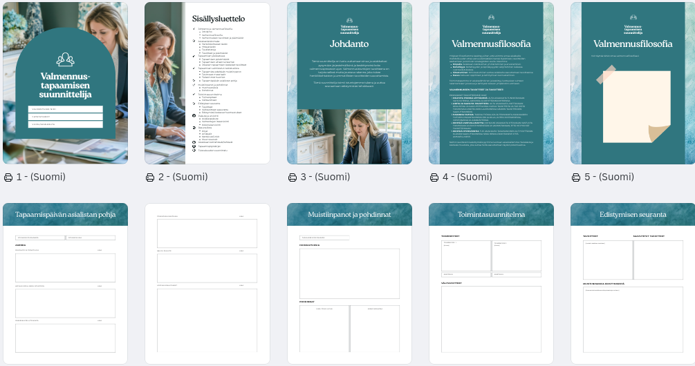 Valmennustapaamisten suunnittelija – Tuo selkeyttä, kasvua ja tuloksia valmennusmatkallesi! ✨🖋️✅