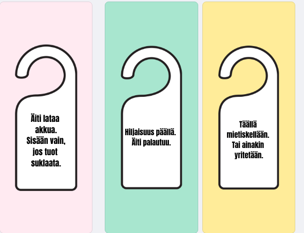 vanhemmille hauskat kyltit oveen